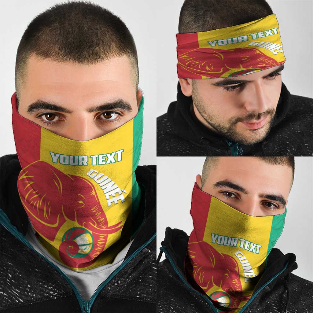 Guinea Basketball Custom Neck Gaiter Syli Nationale African Pattern LT14