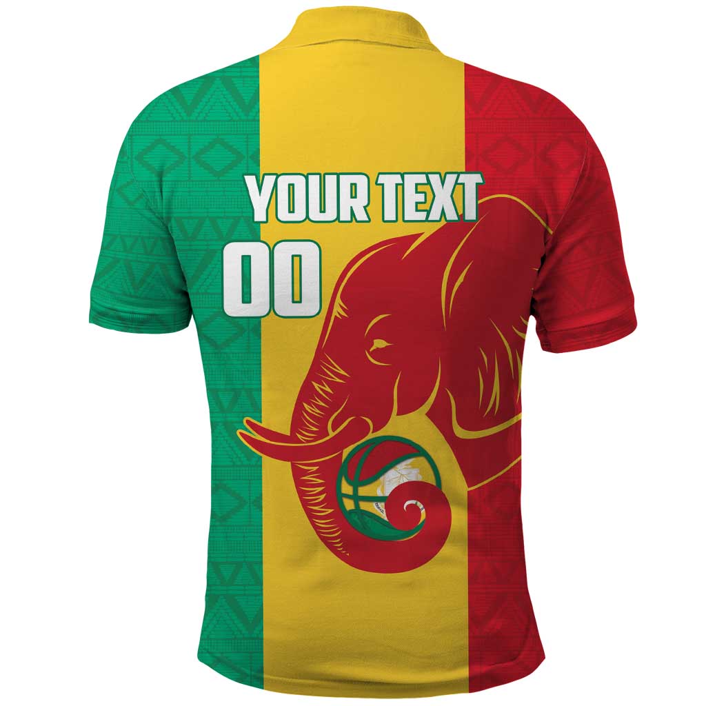 Guinea Basketball Custom Polo Shirt Syli Nationale African Pattern LT14