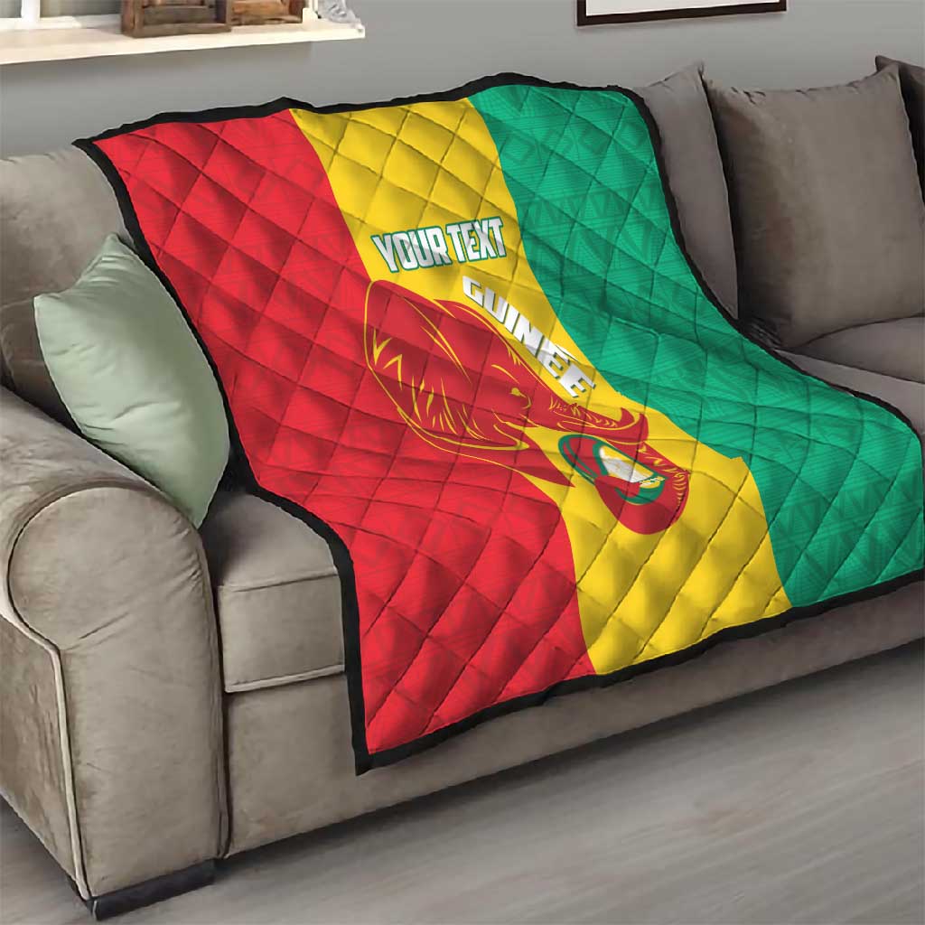 Afro Basketball Custom Guinea Quilt Syli Nationale African Pattern LT14