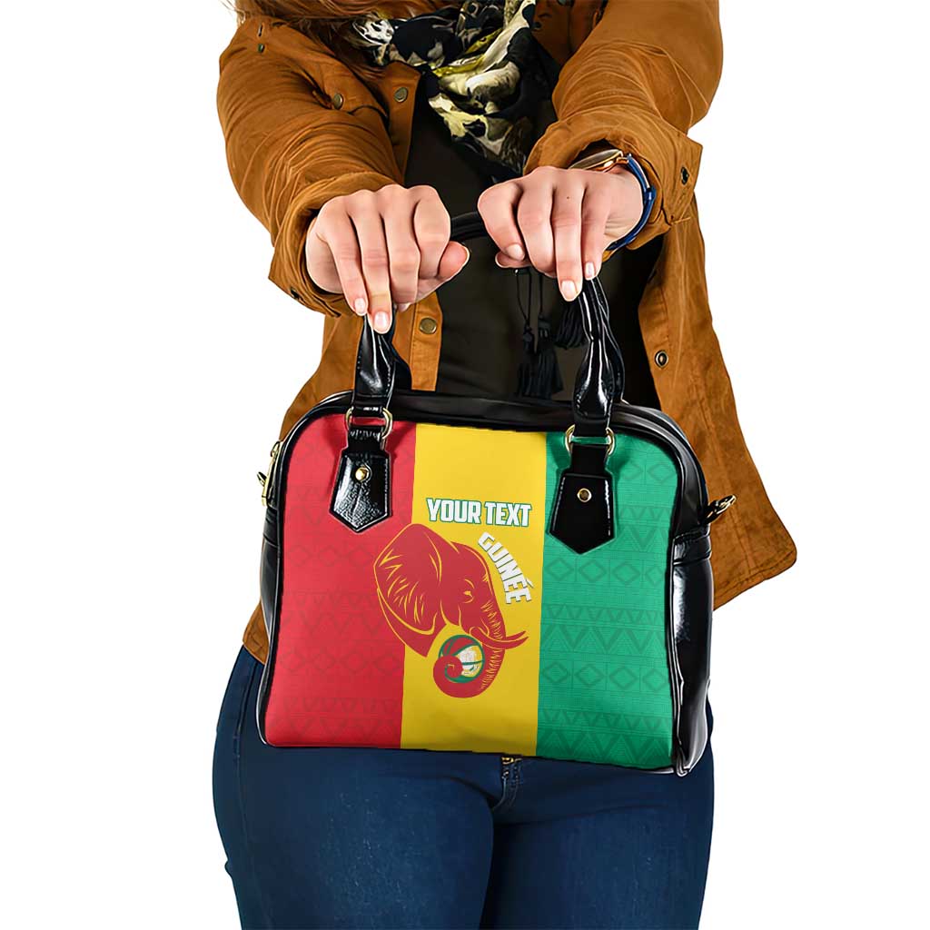 Guinea Basketball Custom Shoulder Handbag Syli Nationale African Pattern LT14