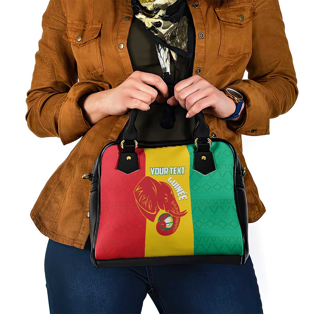 Guinea Basketball Custom Shoulder Handbag Syli Nationale African Pattern LT14