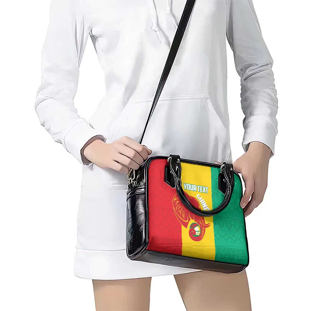 Guinea Basketball Custom Shoulder Handbag Syli Nationale African Pattern LT14