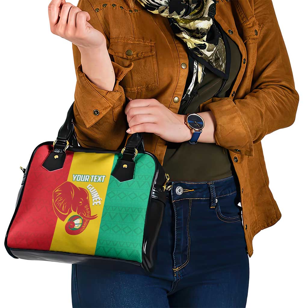 Guinea Basketball Custom Shoulder Handbag Syli Nationale African Pattern LT14