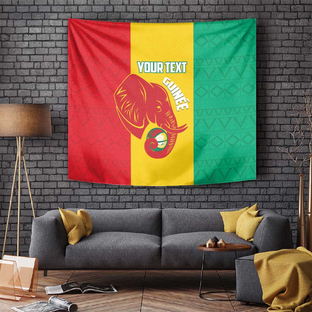 Afro Basketball Custom Guinea Tapestry Syli Nationale African Pattern LT14