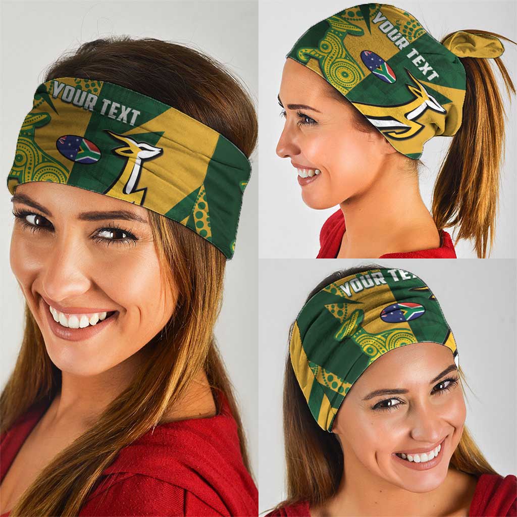 South Africa Australia Rugby Custom Neck Gaiter Springboks Wallabies Together LT14