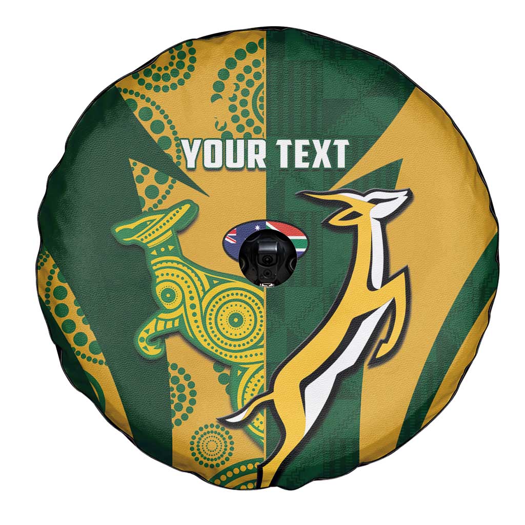 South Africa Australia Rugby Custom Spare Tire Cover Springboks Wallabies Together LT14