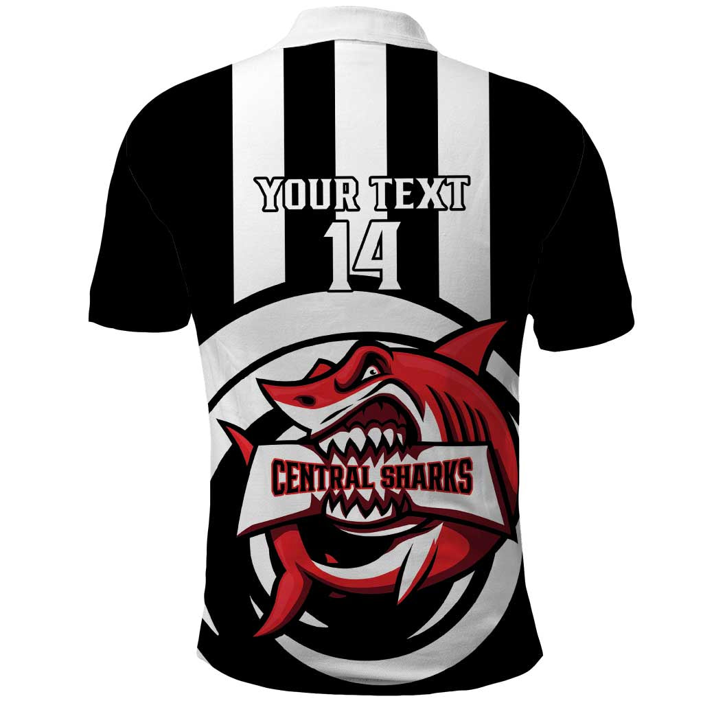 Central Trinidad and Tobago Football Custom Polo Shirt Come On Sharks Est 2012 LT14