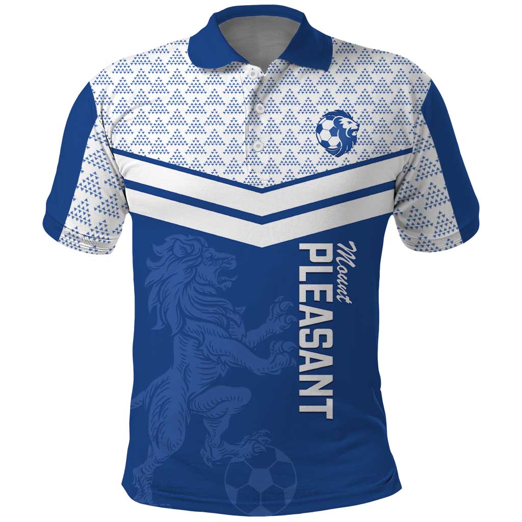 Mount Pleasant Jamaica Football Custom Polo Shirt Come On Stush LT14