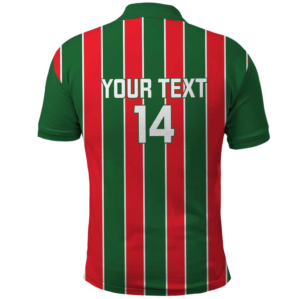 Robinhood Suriname Football Custom Polo Shirt Go Geen Strijd LT14