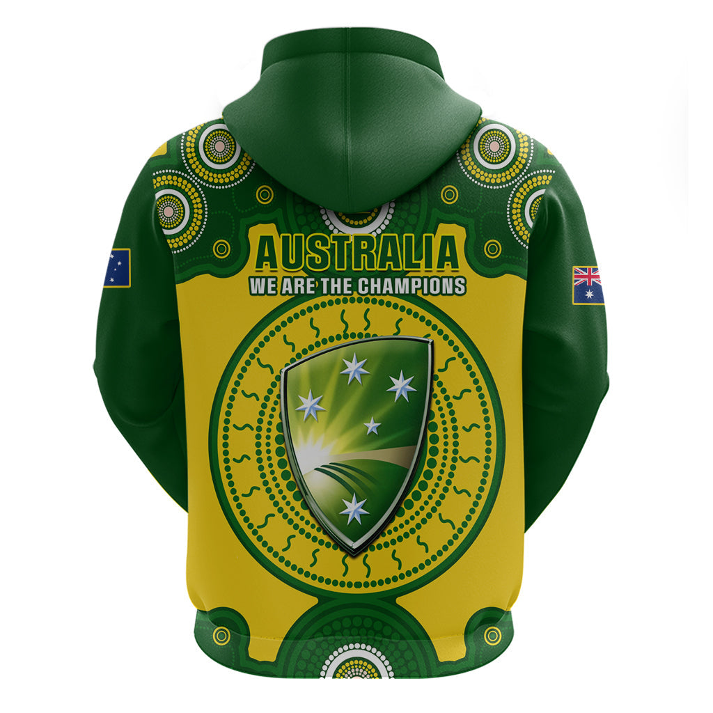 Australia Cricket Hoodie 2023 World Cup 6th Champions Trophy National Color LT14
