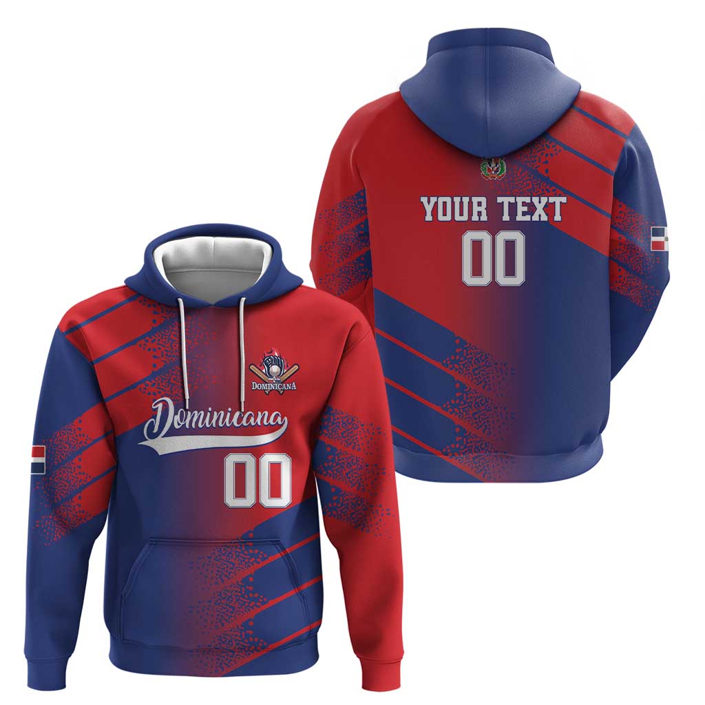 Custom Baseball Dominicana Hoodie Go Champions Grunge Style LT14