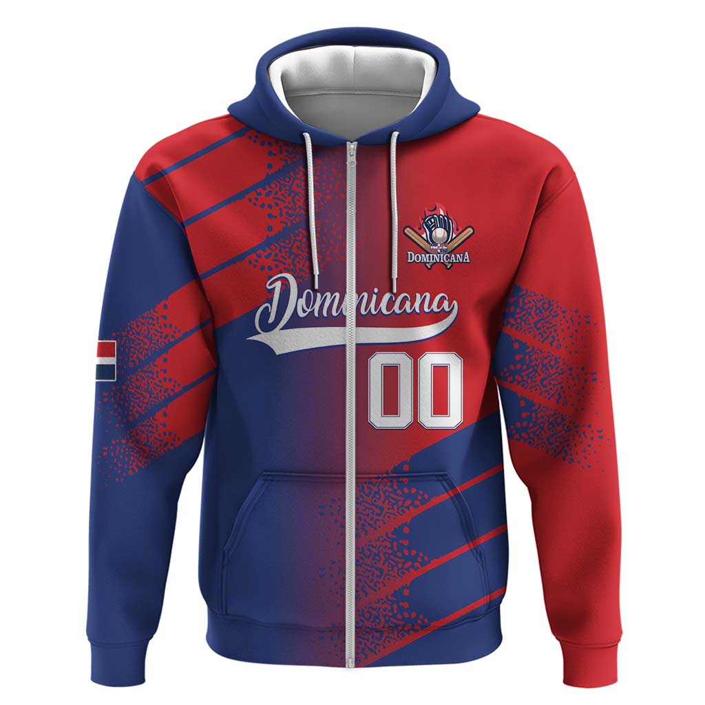Custom Baseball Dominicana Hoodie Go Champions Grunge Style LT14