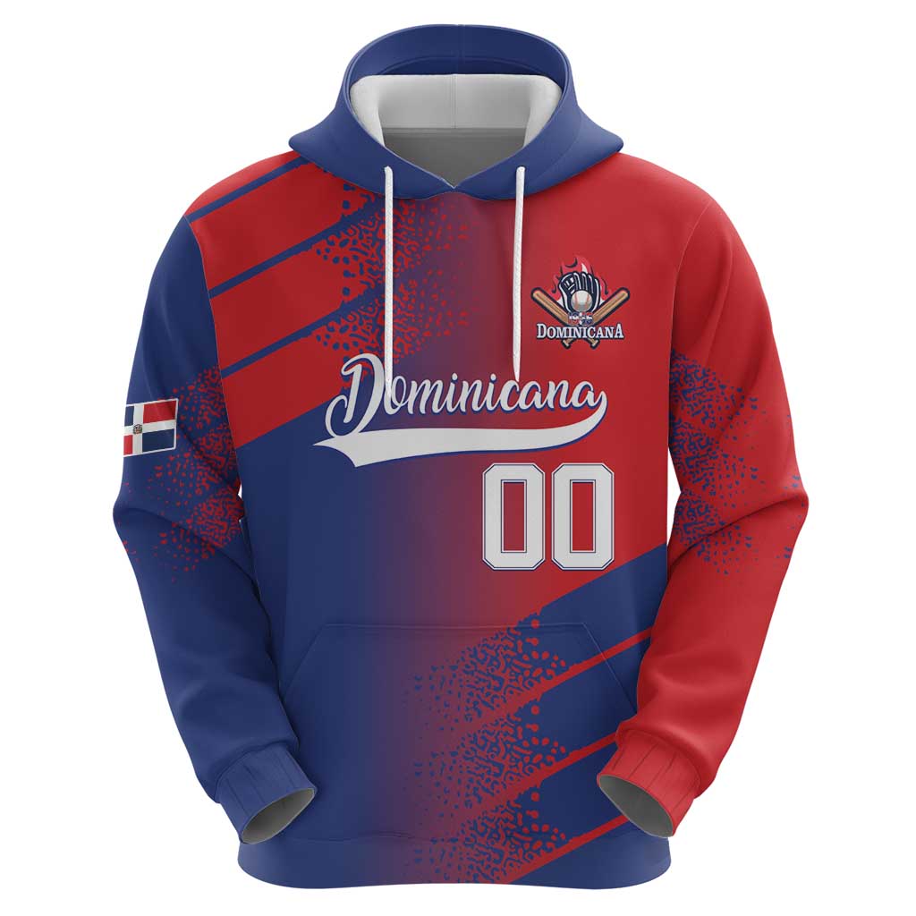 Custom Baseball Dominicana Hoodie Go Champions Grunge Style LT14