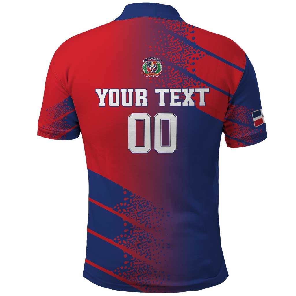Custom Baseball Dominicana Polo Shirt Go Champions Grunge Style LT14