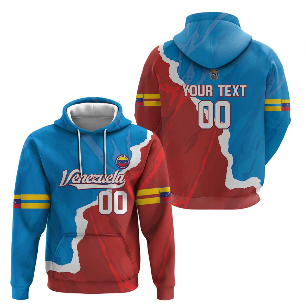 Custom Baseball Venezuela Hoodie Go Champions Grunge Style LT14