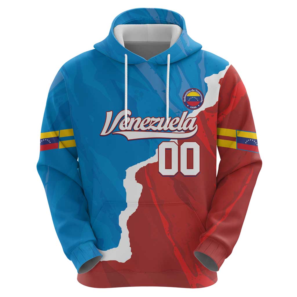 Custom Baseball Venezuela Hoodie Go Champions Grunge Style LT14