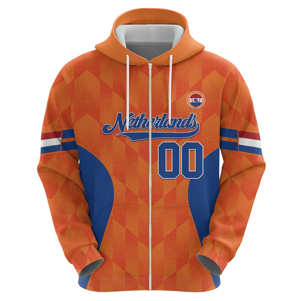 Custom Baseball Netherlands Hoodie Go Champions Sporty Style LT14