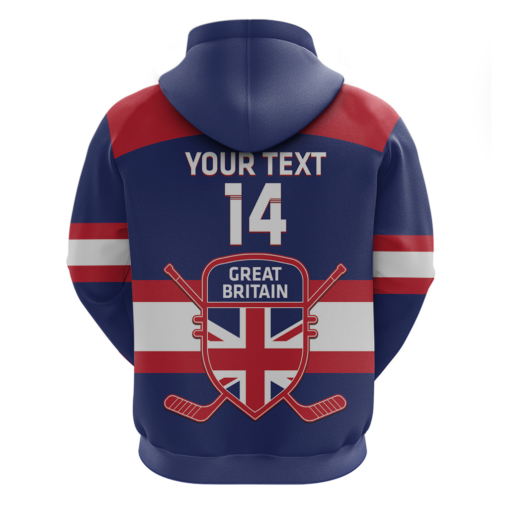 Custom Great Britain Hockey Hoodie Go GB Team LT14