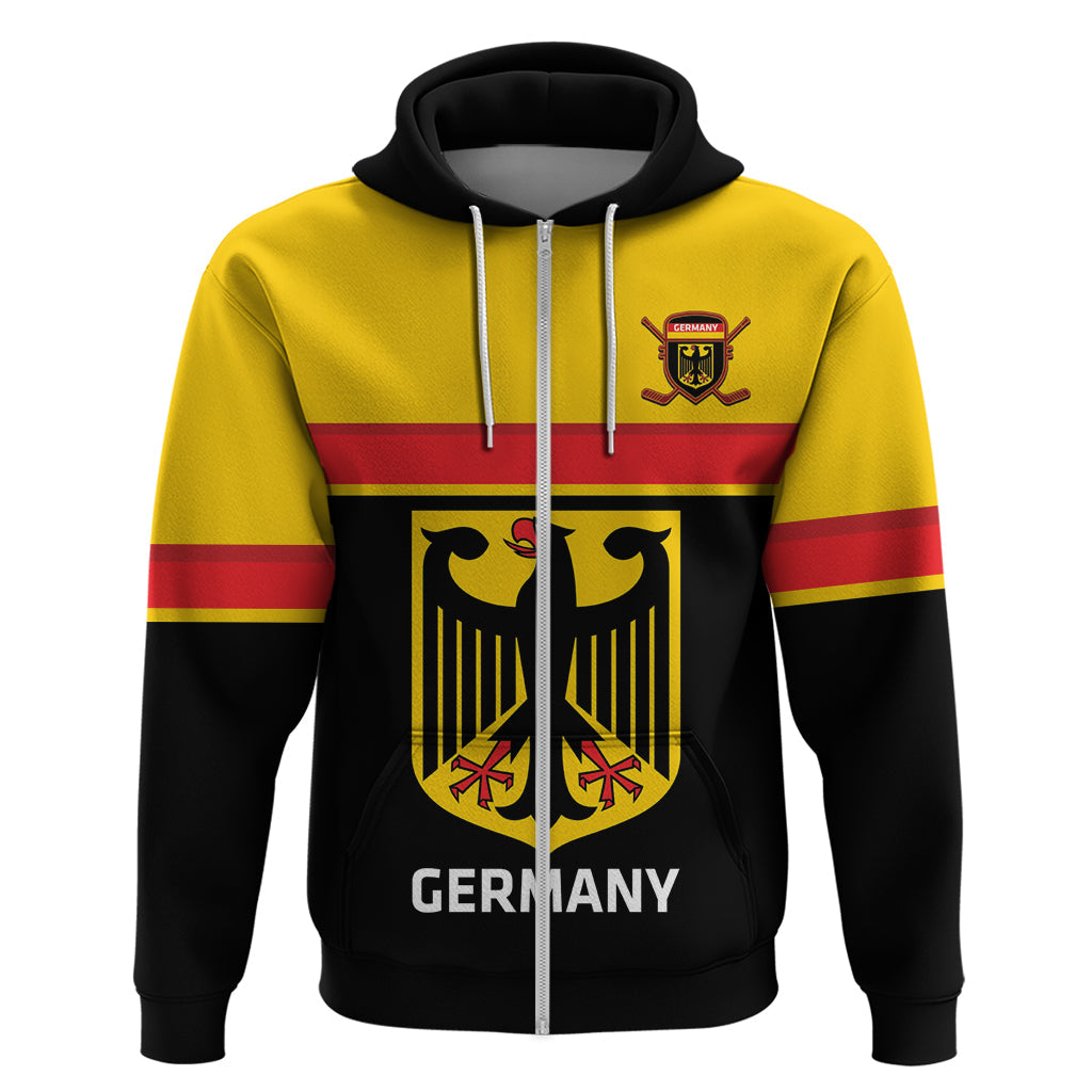 Custom Germany Hockey Hoodie Go German Bearers of the Eagle LT14