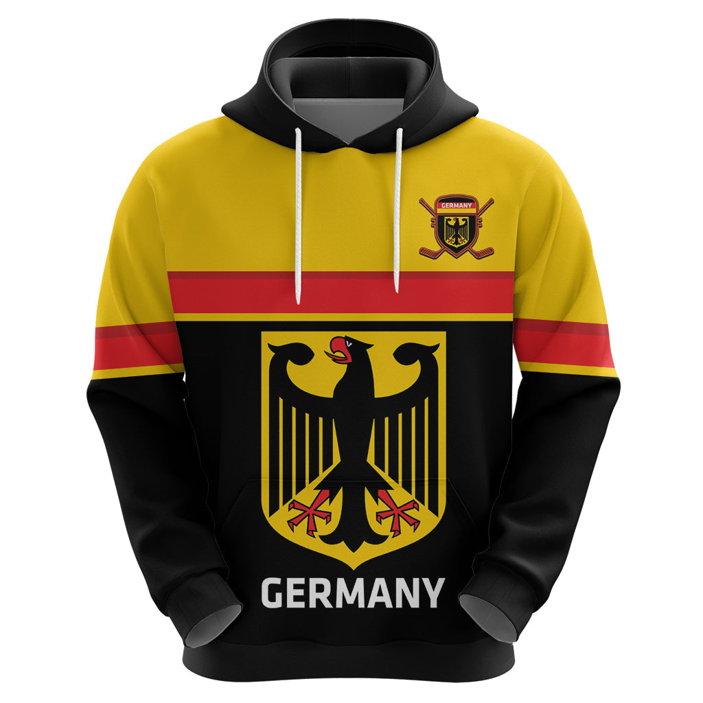 Custom Germany Hockey Hoodie Go German Bearers of the Eagle LT14