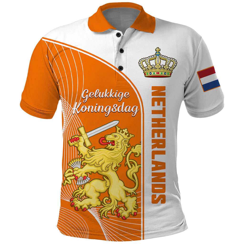 Netherlands Kings Day Polo Shirt Gelukkige Koningsdag Ver.01 LT14