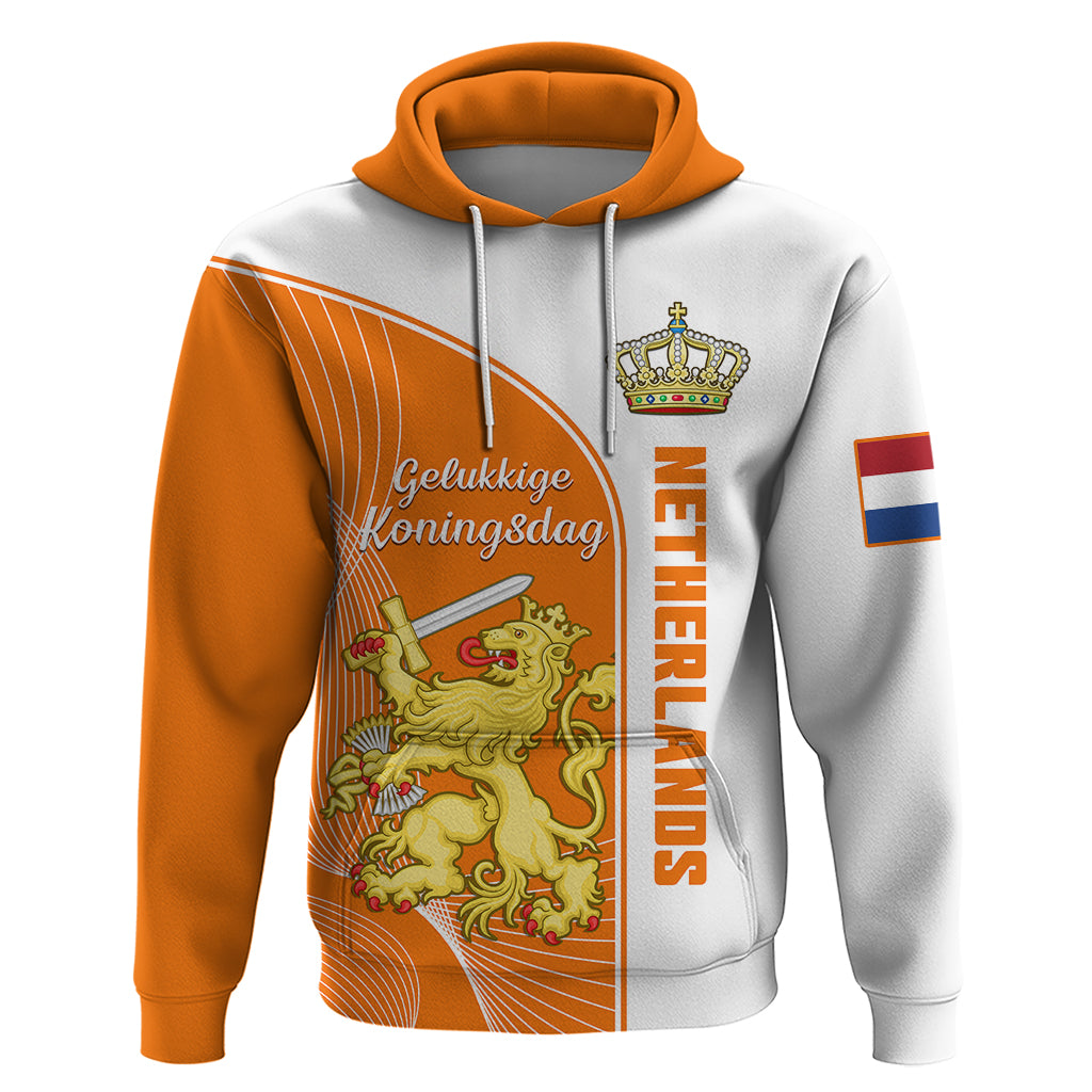Custom Netherlands Kings Day Hoodie Gelukkige Koningsdag Ver.01 LT14