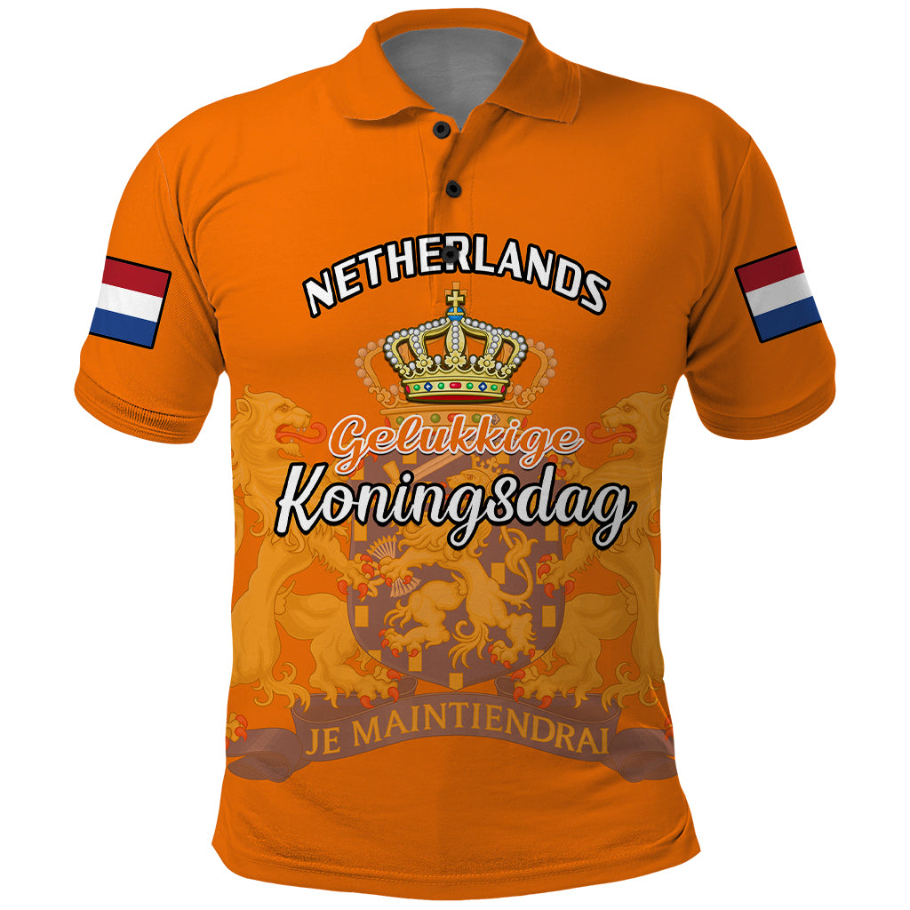 Netherlands Kings Day Polo Shirt Gelukkige Koningsdag Ver.02 LT14
