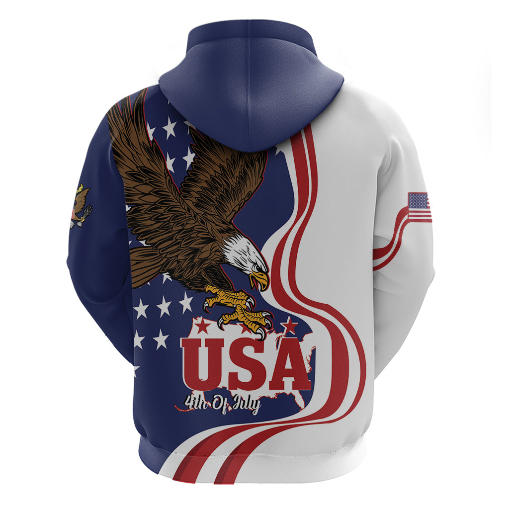 United States Independence Day Hoodie USA Bald Eagle Happy 4th Of July LT14