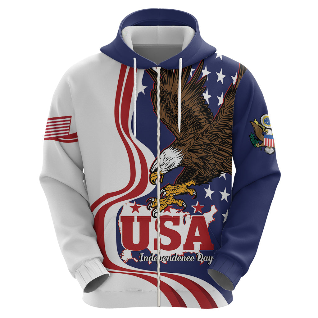 United States Independence Day Hoodie USA Bald Eagle Happy 4th Of July LT14