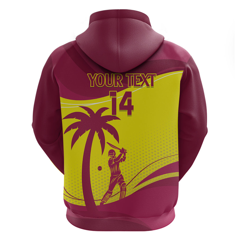 Custom West Indies Cricket Hoodie 2024 World Cup Go Windies LT14