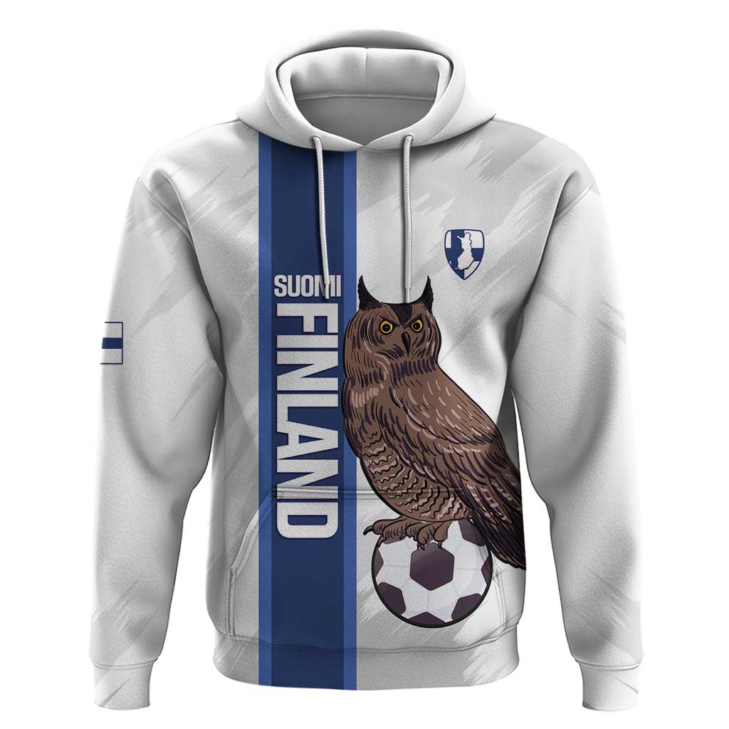 Custom Finland Football Hoodie Suomi Come On Huuhkajat LT14