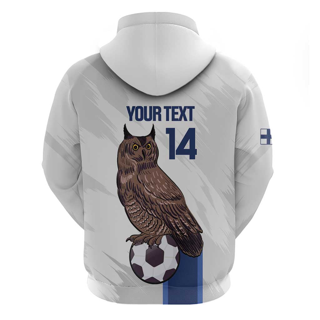 Custom Finland Football Hoodie Suomi Come On Huuhkajat LT14