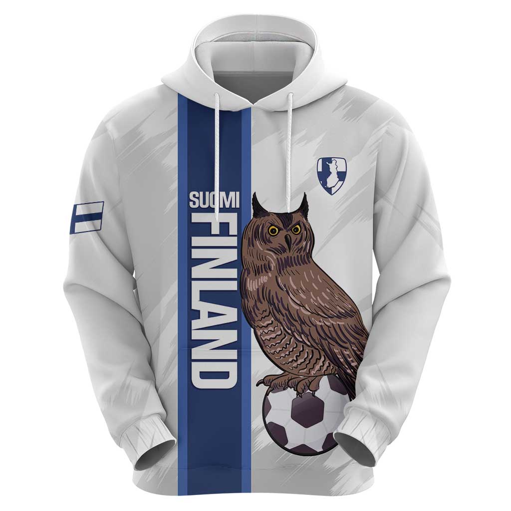 Custom Finland Football Hoodie Suomi Come On Huuhkajat LT14
