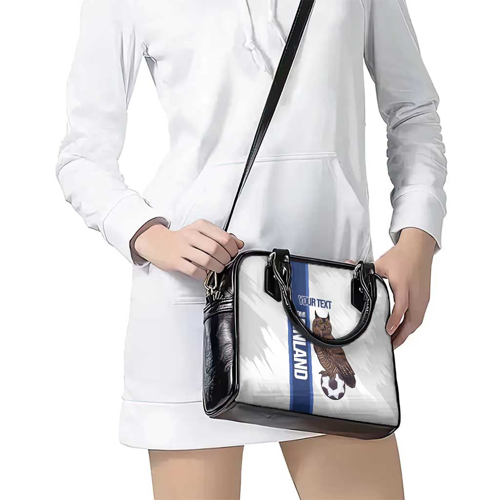 Custom Finland Football Shoulder Handbag Suomi Come On Huuhkajat LT14