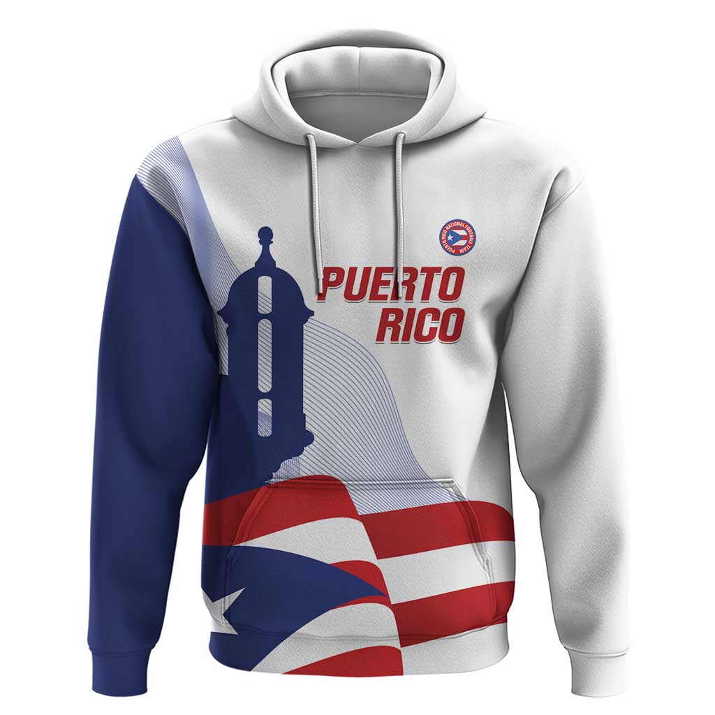 Custom Puerto Rico Football Hoodie Vamos Los Boricuas LT14