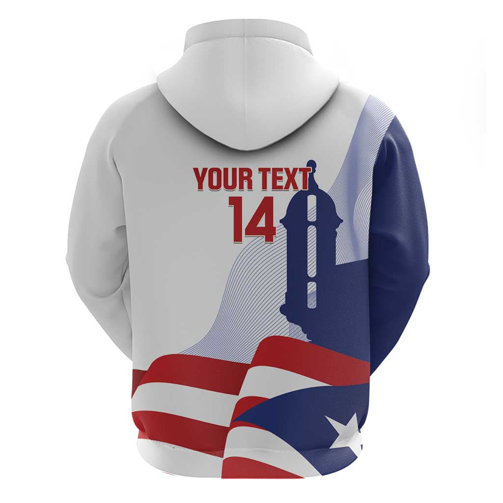 Custom Puerto Rico Football Hoodie Vamos Los Boricuas LT14