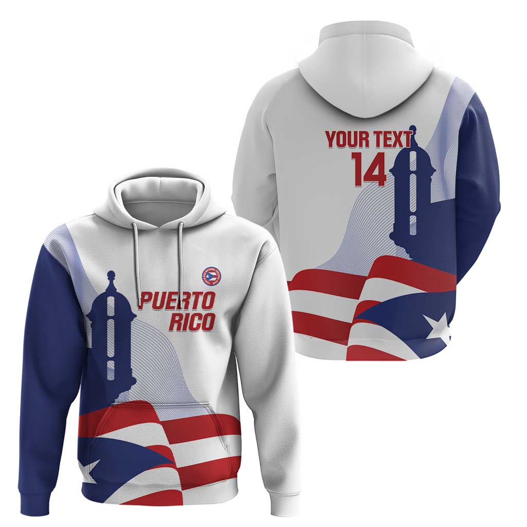 Custom Puerto Rico Football Hoodie Vamos Los Boricuas LT14