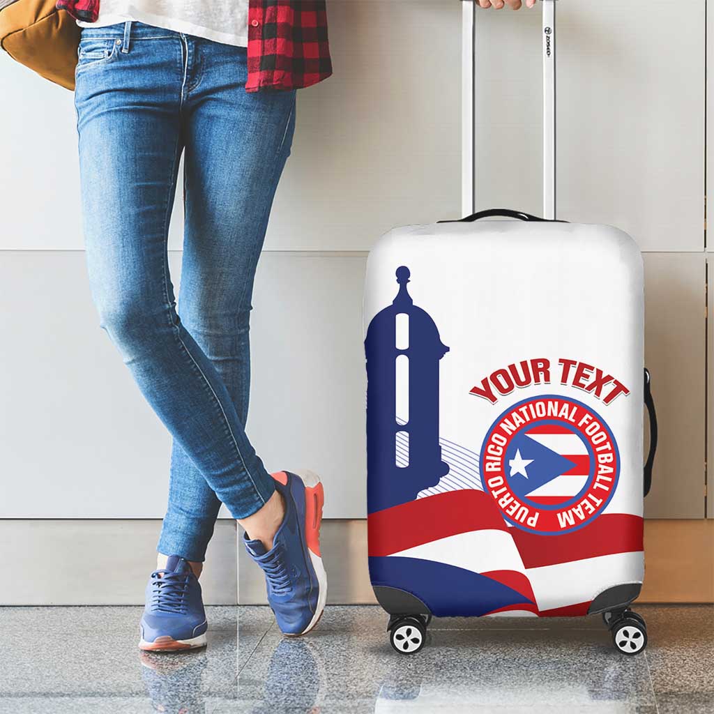 Custom Puerto Rico Football Luggage Cover Vamos Los Boricuas LT14
