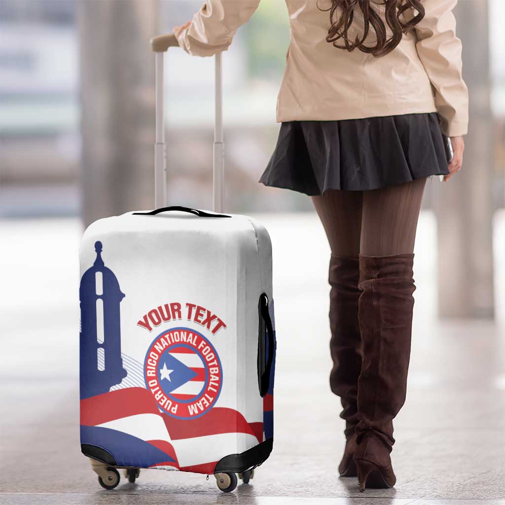 Custom Puerto Rico Football Luggage Cover Vamos Los Boricuas LT14