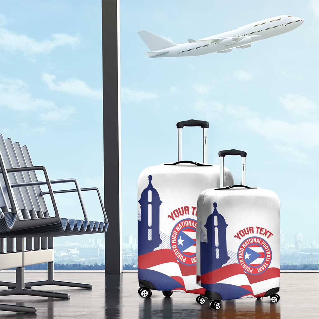 Custom Puerto Rico Football Luggage Cover Vamos Los Boricuas LT14