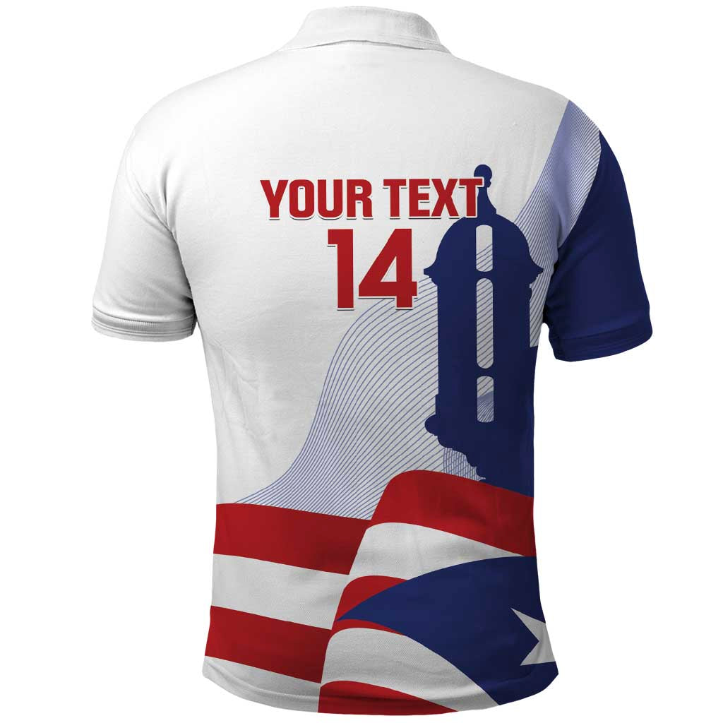 Custom Puerto Rico Football Polo Shirt Vamos Los Boricuas LT14