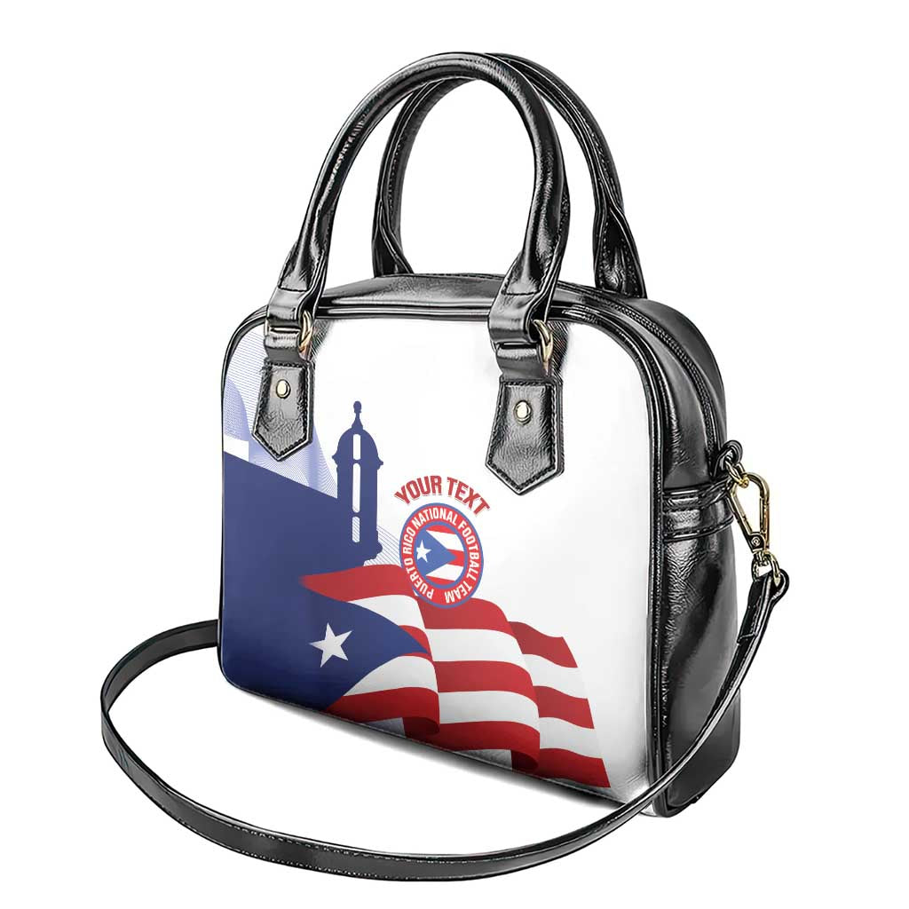Custom Puerto Rico Football Shoulder Handbag Vamos Los Boricuas LT14