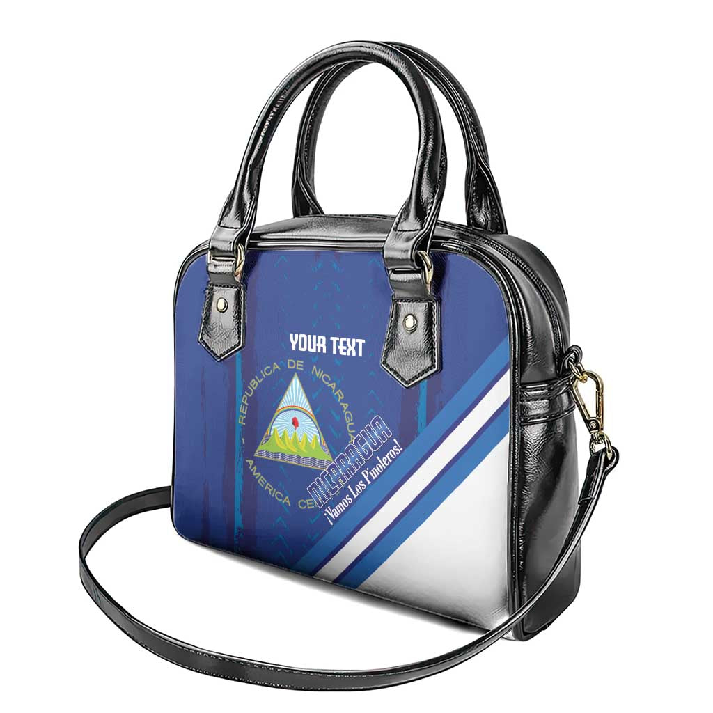 Custom Nicaragua Football Shoulder Handbag Vamos Los Pinoleros LT14