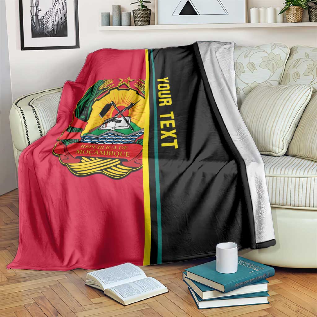 Personalised Mozambique Blanket Muzambhiki Coat Of Arms LT14