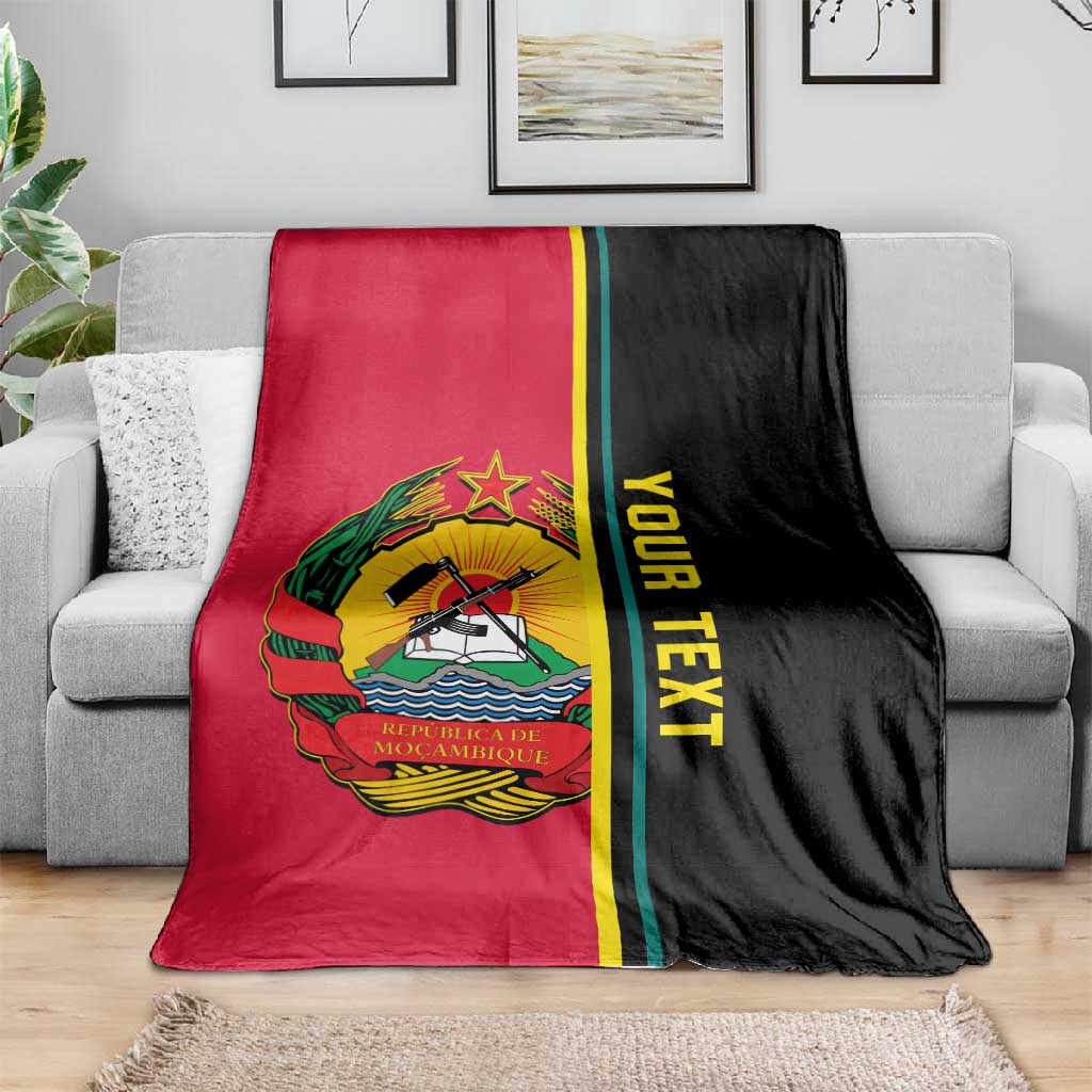 Personalised Mozambique Blanket Muzambhiki Coat Of Arms LT14