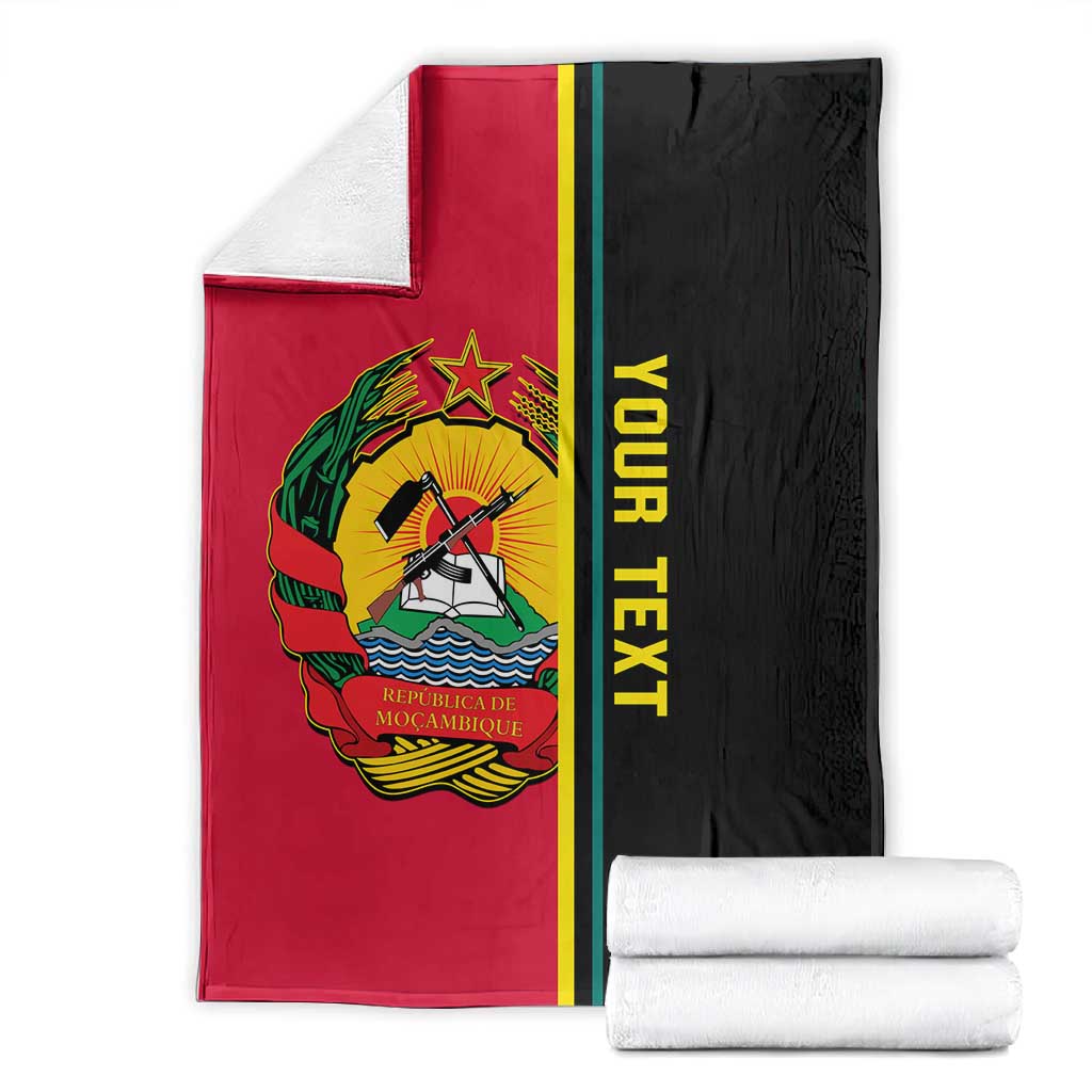 Personalised Mozambique Blanket Muzambhiki Coat Of Arms LT14