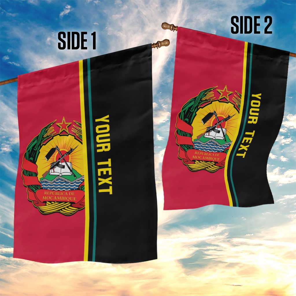 Personalised Mozambique Garden Flag Muzambhiki Coat Of Arms LT14