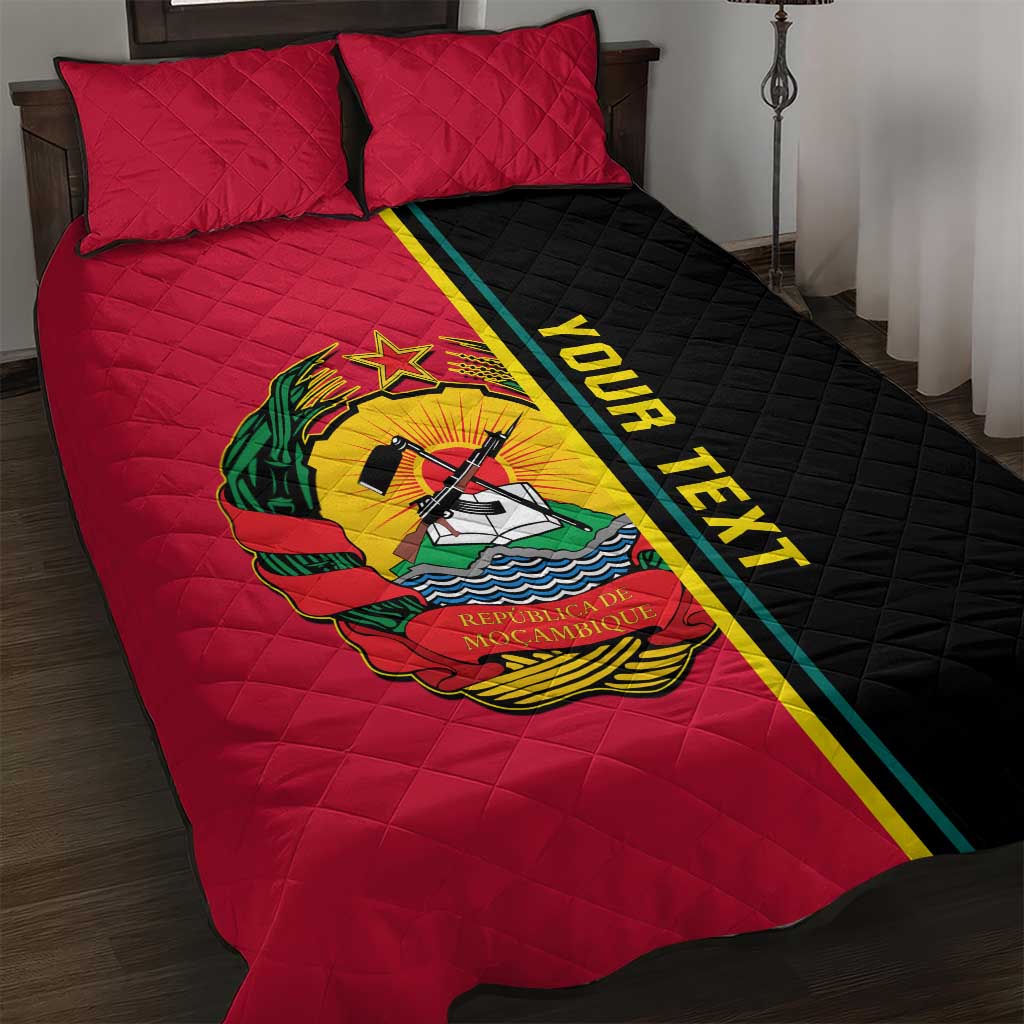 Personalised Mozambique Quilt Bed Set Muzambhiki Coat Of Arms LT14
