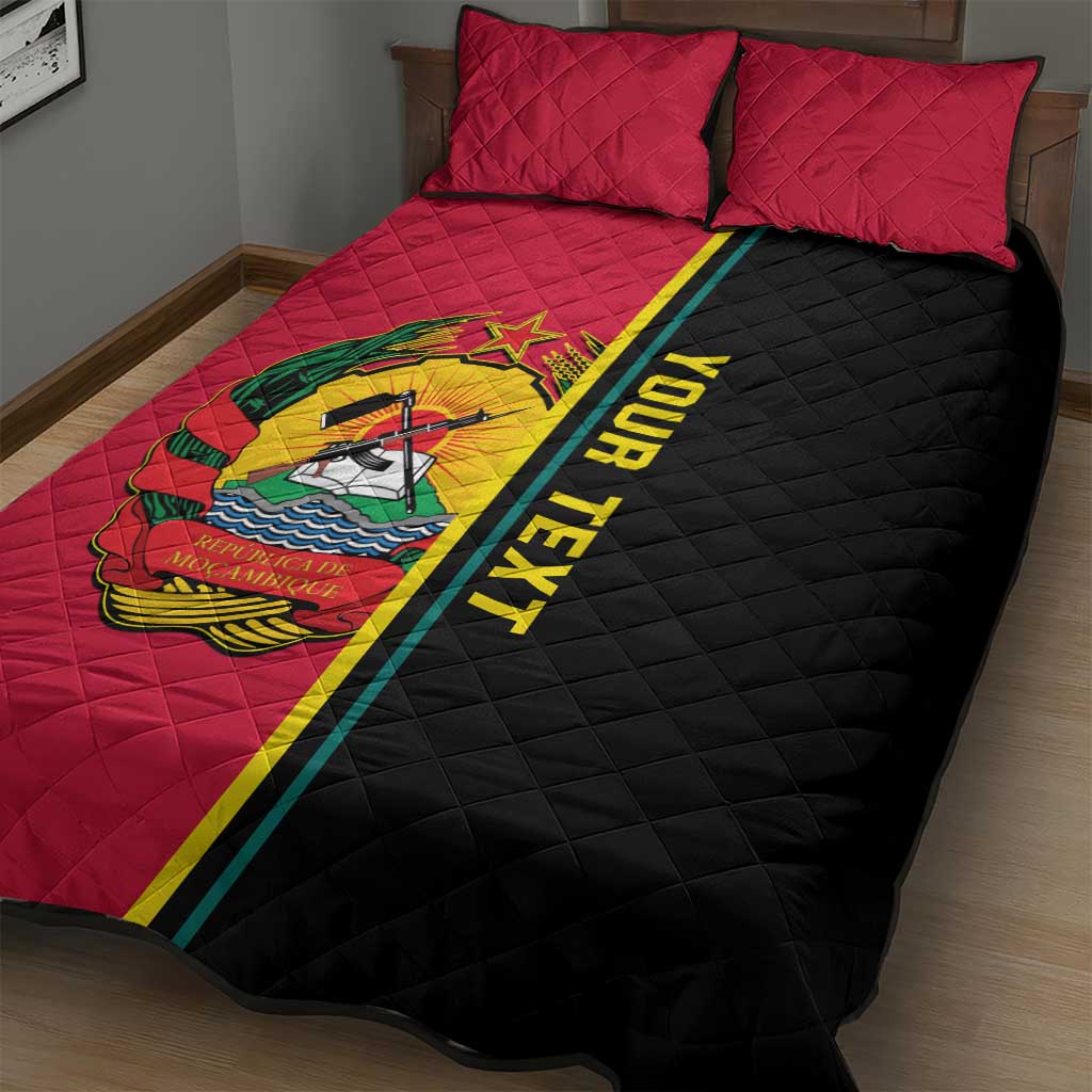 Personalised Mozambique Quilt Bed Set Muzambhiki Coat Of Arms LT14