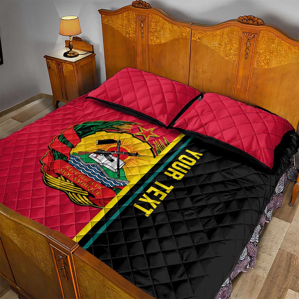 Personalised Mozambique Quilt Bed Set Muzambhiki Coat Of Arms LT14
